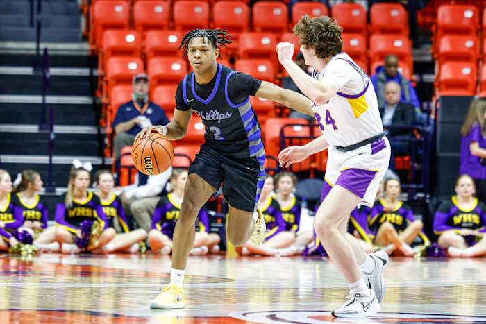 Phillips Academy Williamsville Illinois boys basketball March 7 2024 Nate Latsch 26506